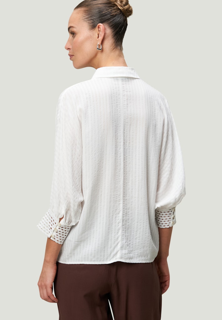 Zero Damen Blusen Offwhite