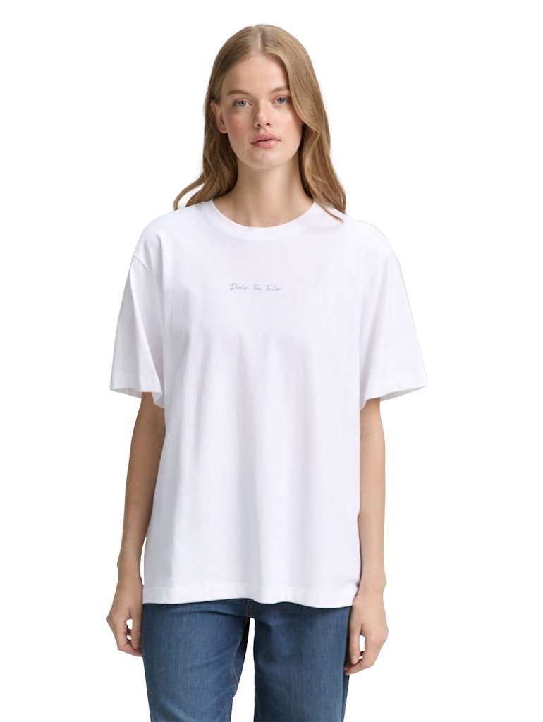 Tom Tailor denim Damen T-Shirts White