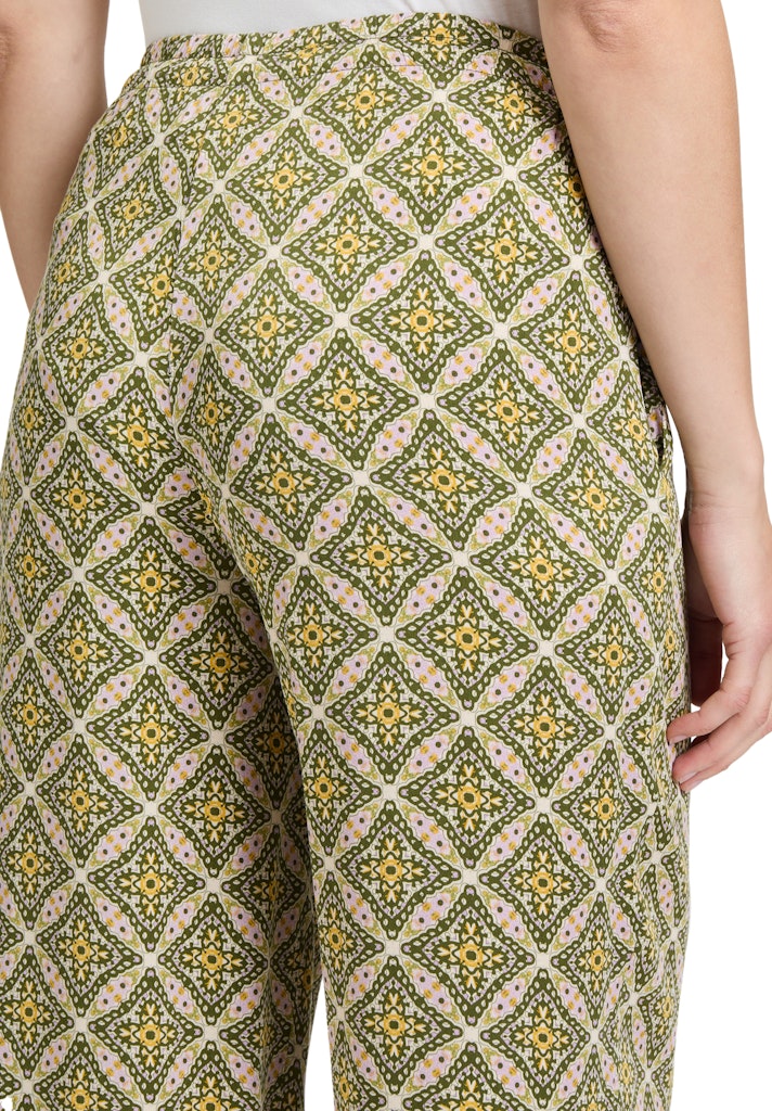 Cartoon Damen Hosen Green/Purple