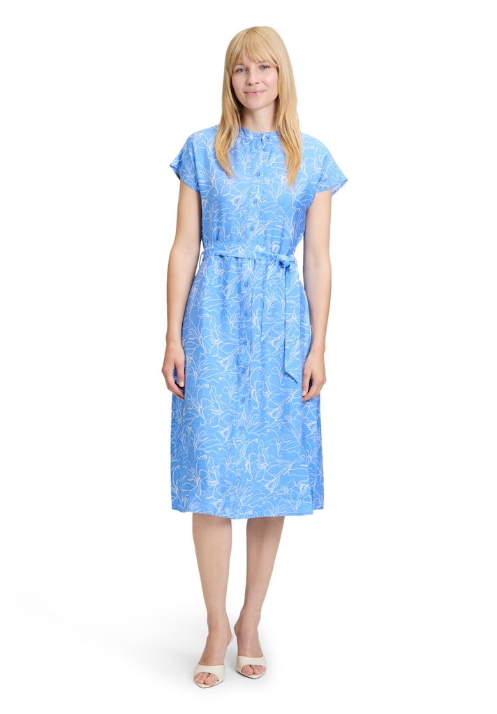 Betty & Co Damen Kleider Blue/Cream