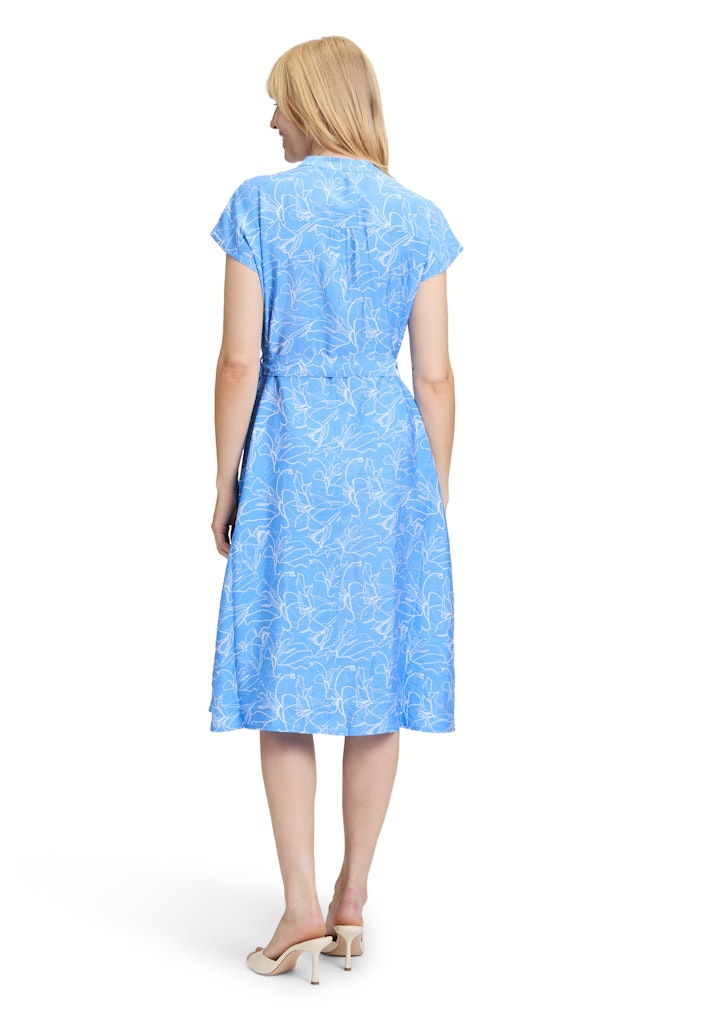 Betty & Co Damen Kleider Blue/Cream
