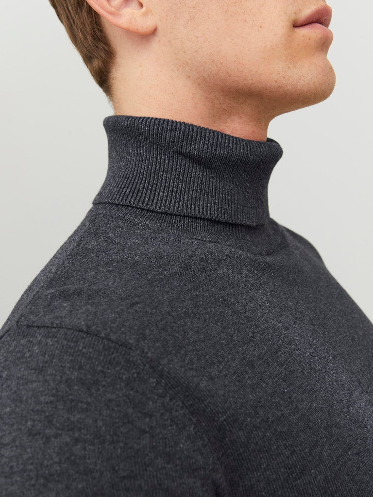 Jack & Jones Herren Pullover Dark Grey Melan