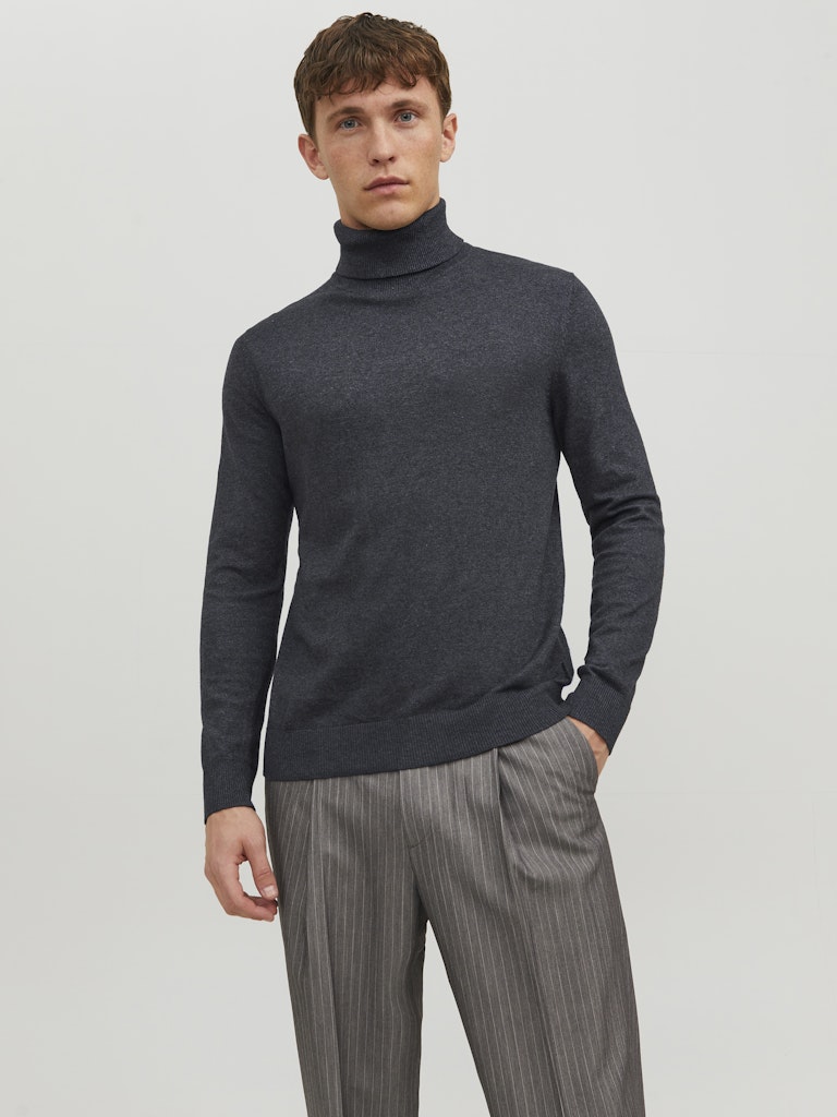 Jack & Jones Herren Pullover Dark Grey Melan