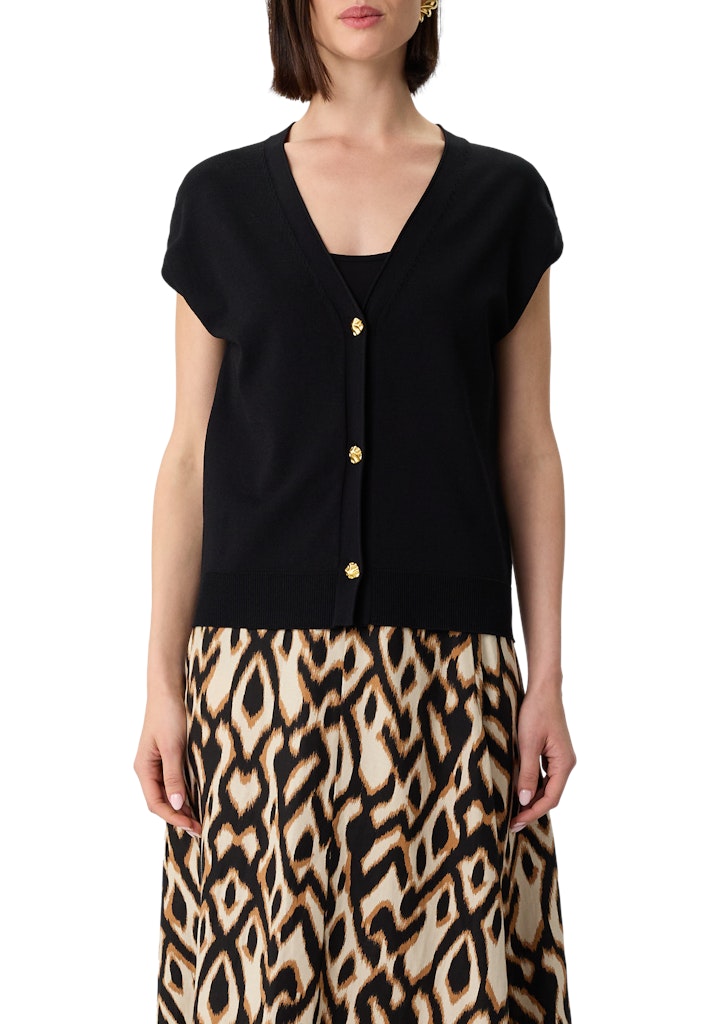 Comma Damen Indoorwesten Grey/Black