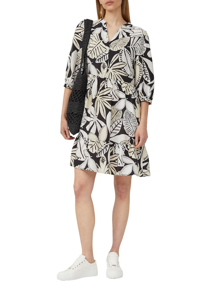 S. Oliver red Damen Kleider Grey/Black