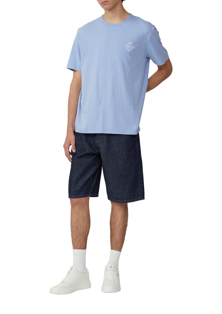 QS by S.Oliver Herren T-Shirts kurz Blue