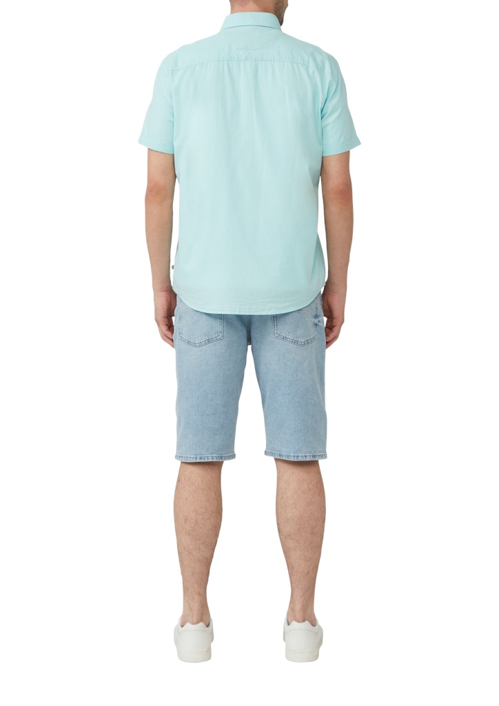 S. Oliver red Herren Hemden kurz Blue Green