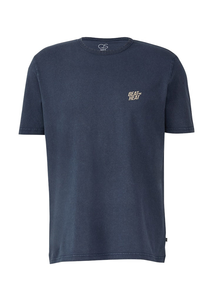 QS by S.Oliver Herren T-Shirts kurz Blue