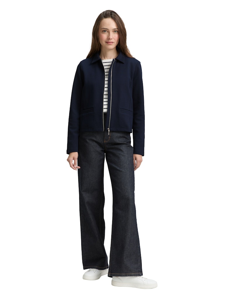 Tom Tailor Damen Blazer Sky Captain Blu