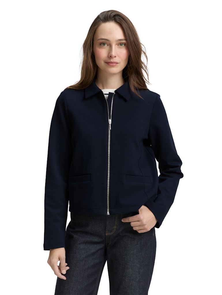 Tom Tailor Damen Blazer Sky Captain Blu