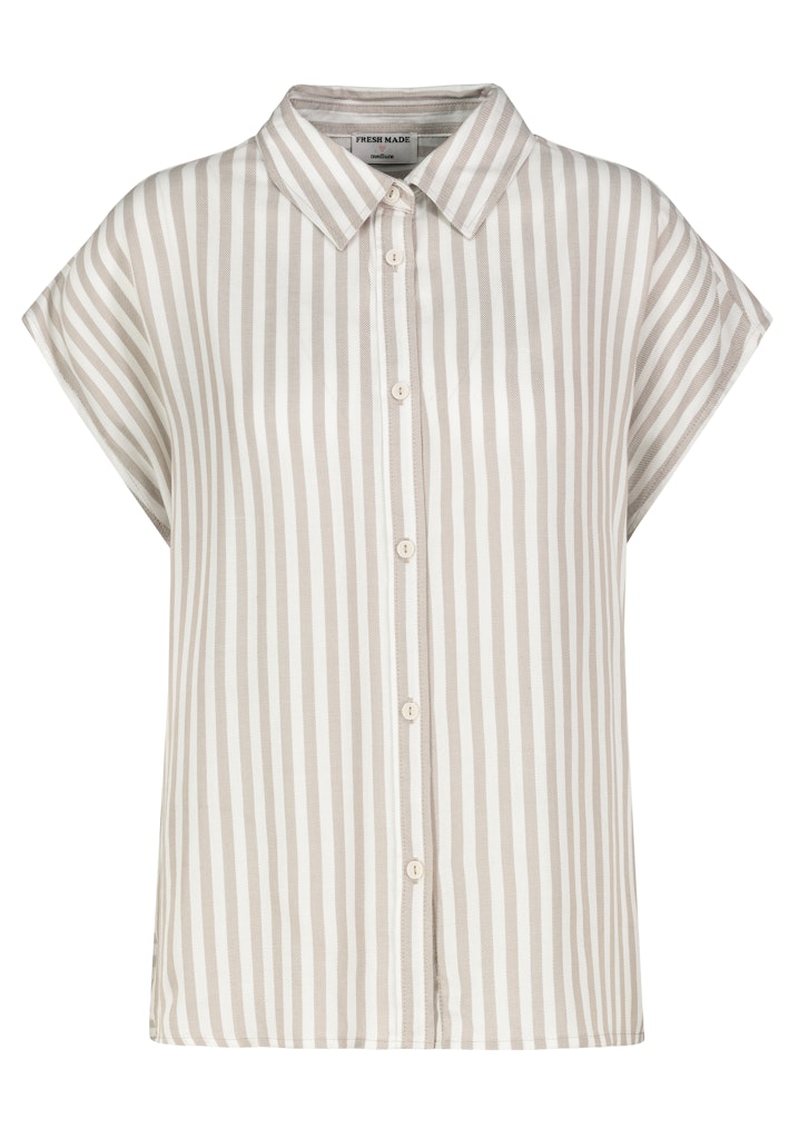 eight2nine Damen Blusen String Beige-Wh