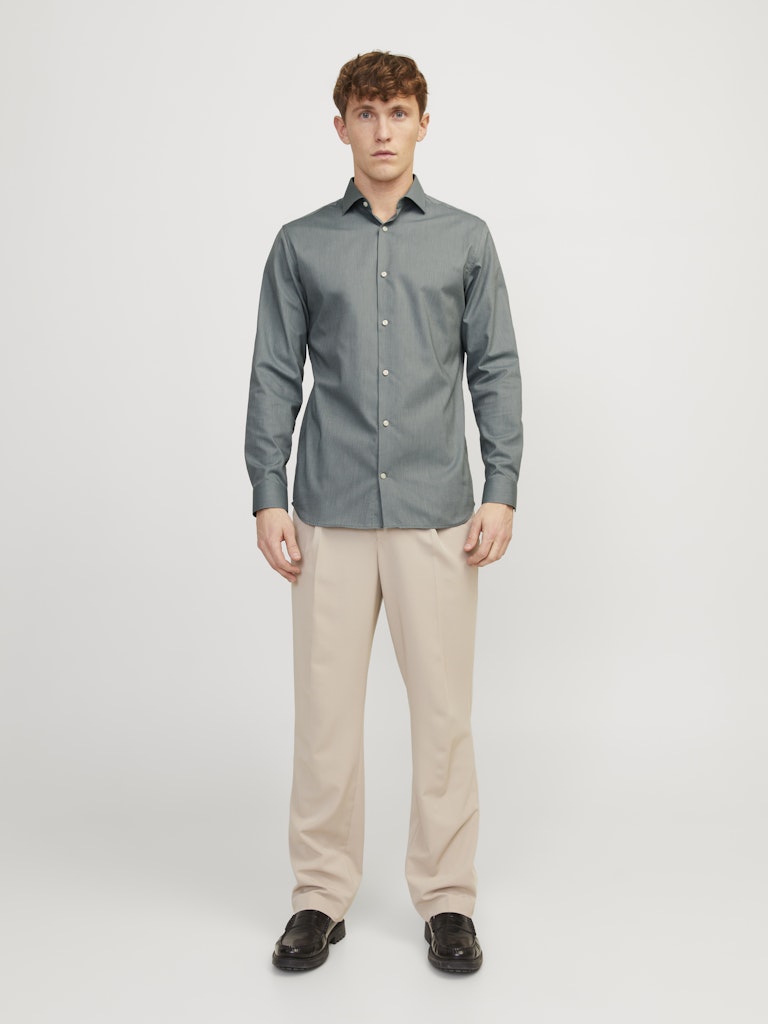 Jack & Jones Herren Hemden lang Balsam Green/Sl