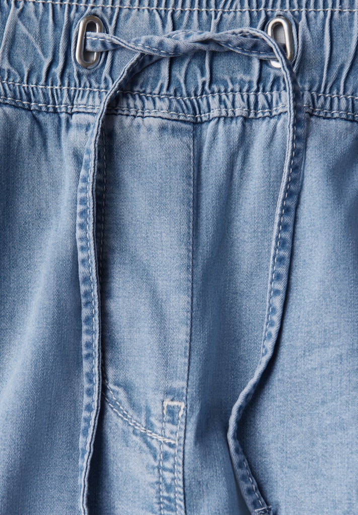 Cecil Damen Hosen Light Blu
