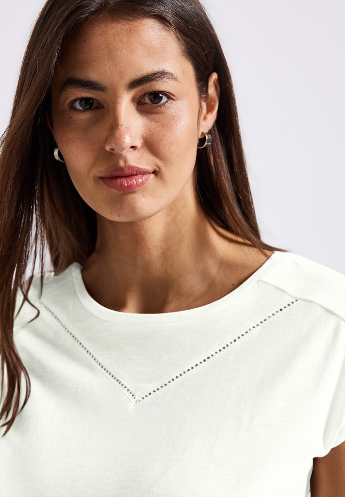 Street One Damen T-Shirts Off White