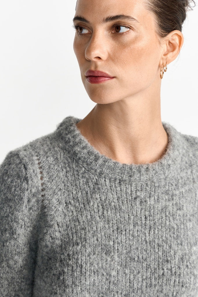 Rich & Royal Damen Pullover Silver Mist