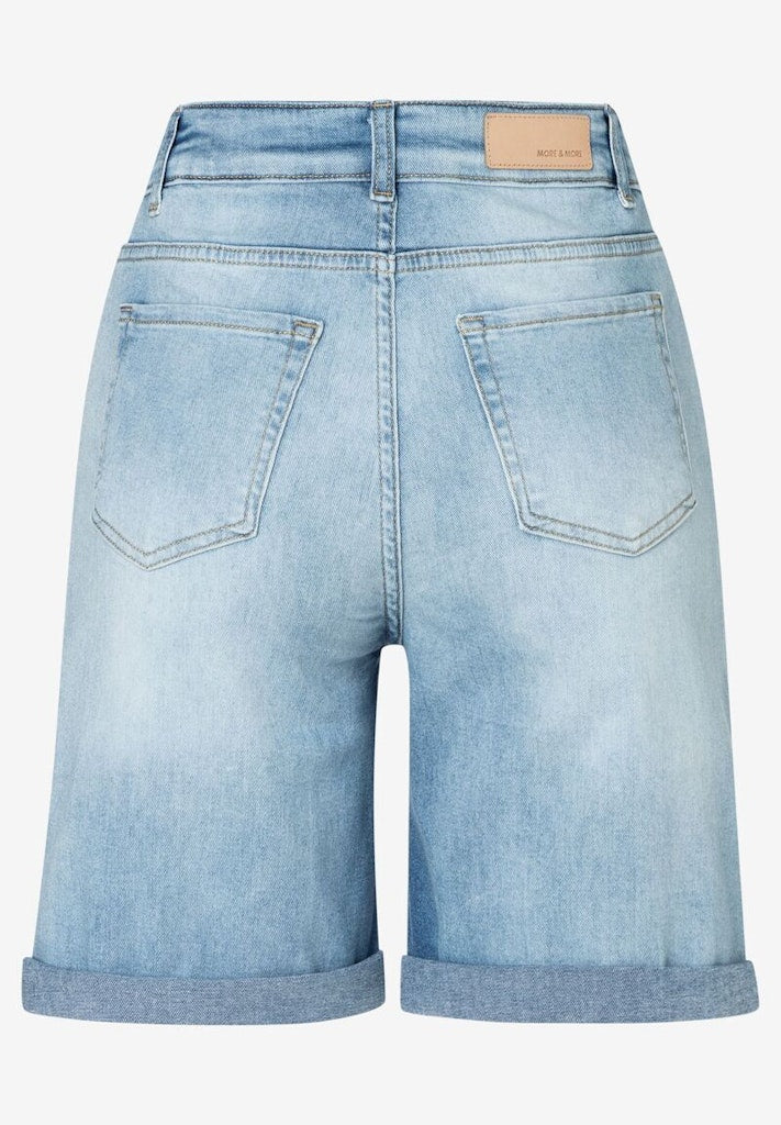 More & More Damen Shorts Middle Blu