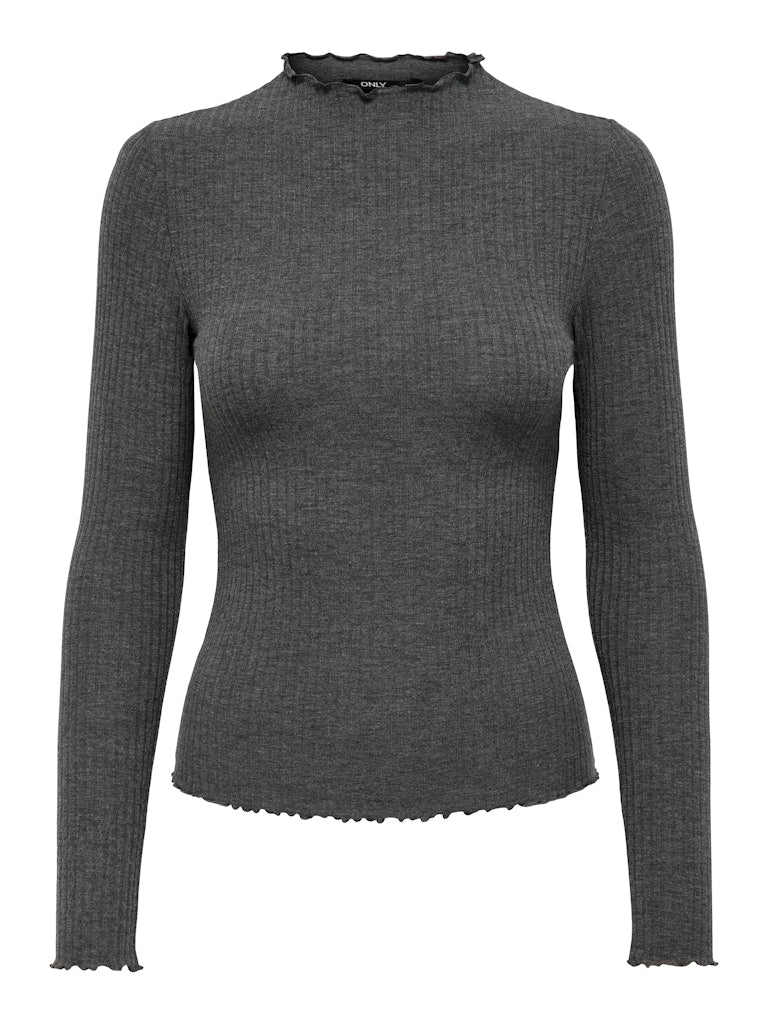 only Damen Tops Dark Grey Melan