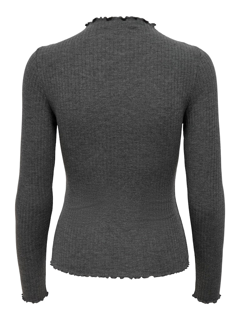 only Damen Tops Dark Grey Melan