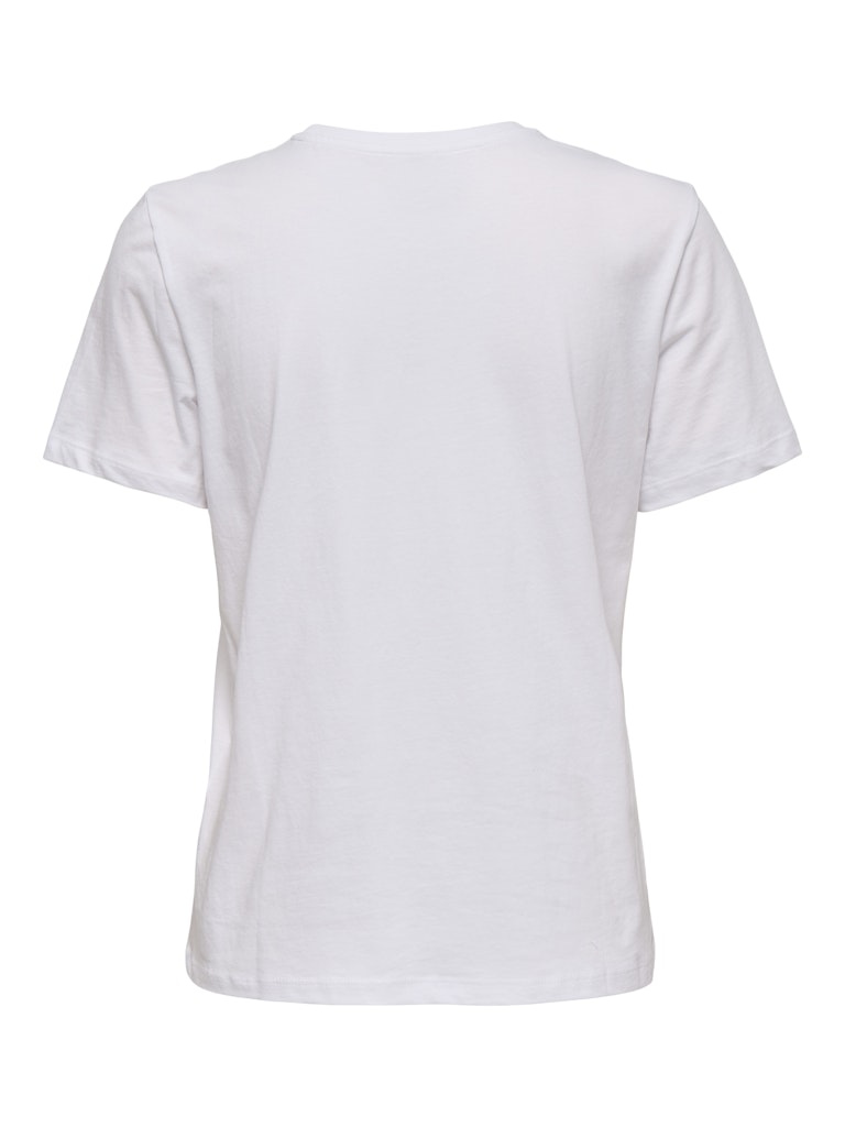 Only Damen T-Shirts Bright White/He