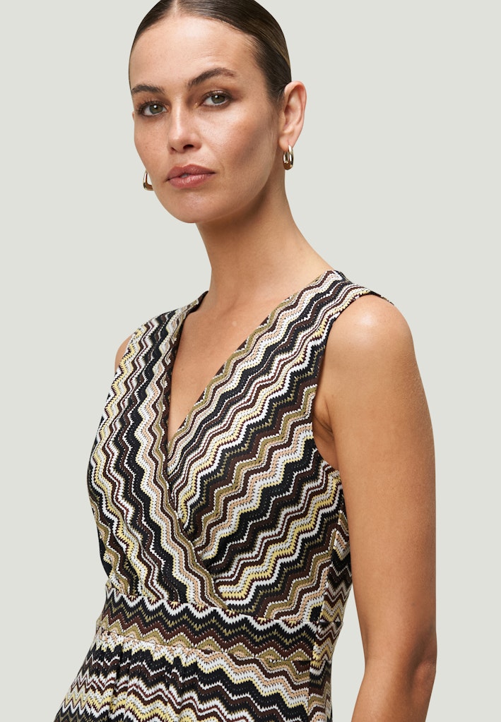 Zero Damen Kleider Beigeblack