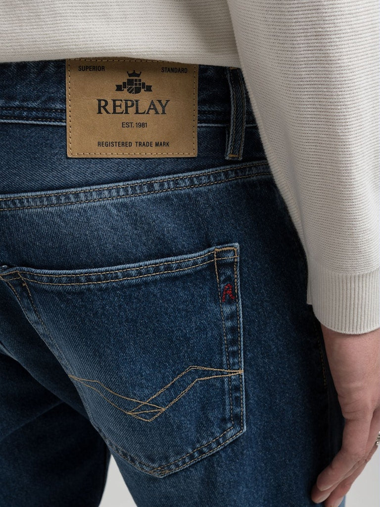 Replay Herren Jeans Dark Blue