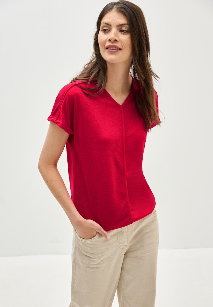 Cecil Damen T-Shirts Glazed Ap