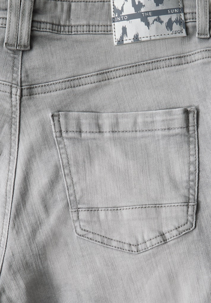 Cecil Damen Hosen Light Gre