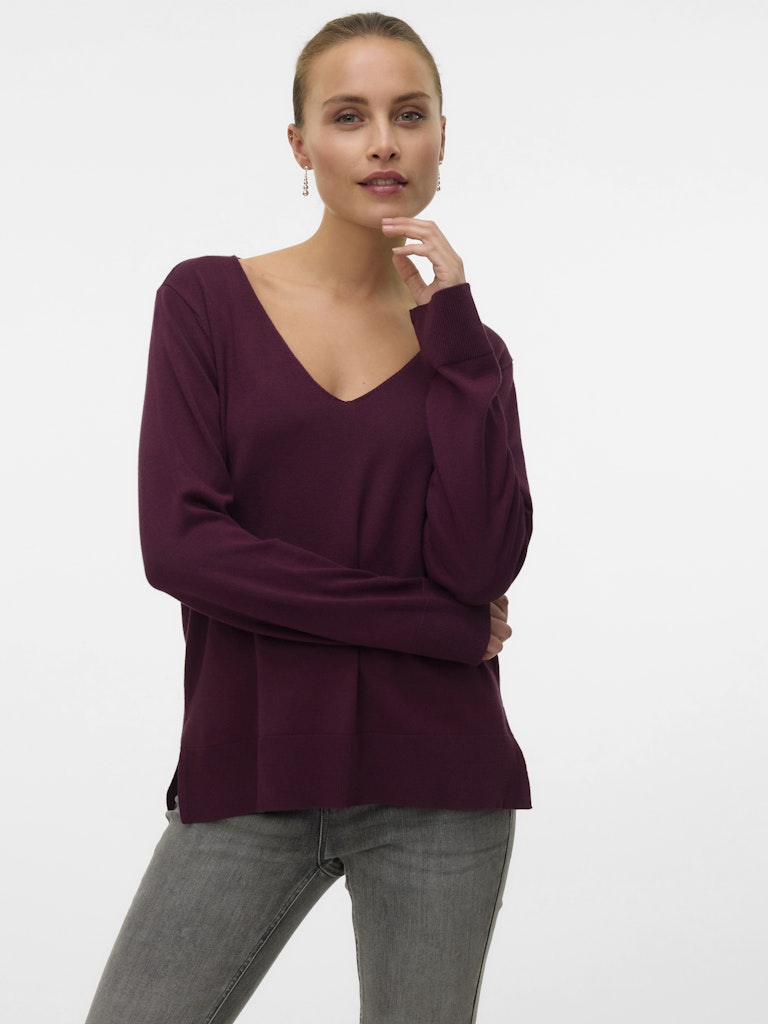 Vero Moda Damen Pullover Winetasting