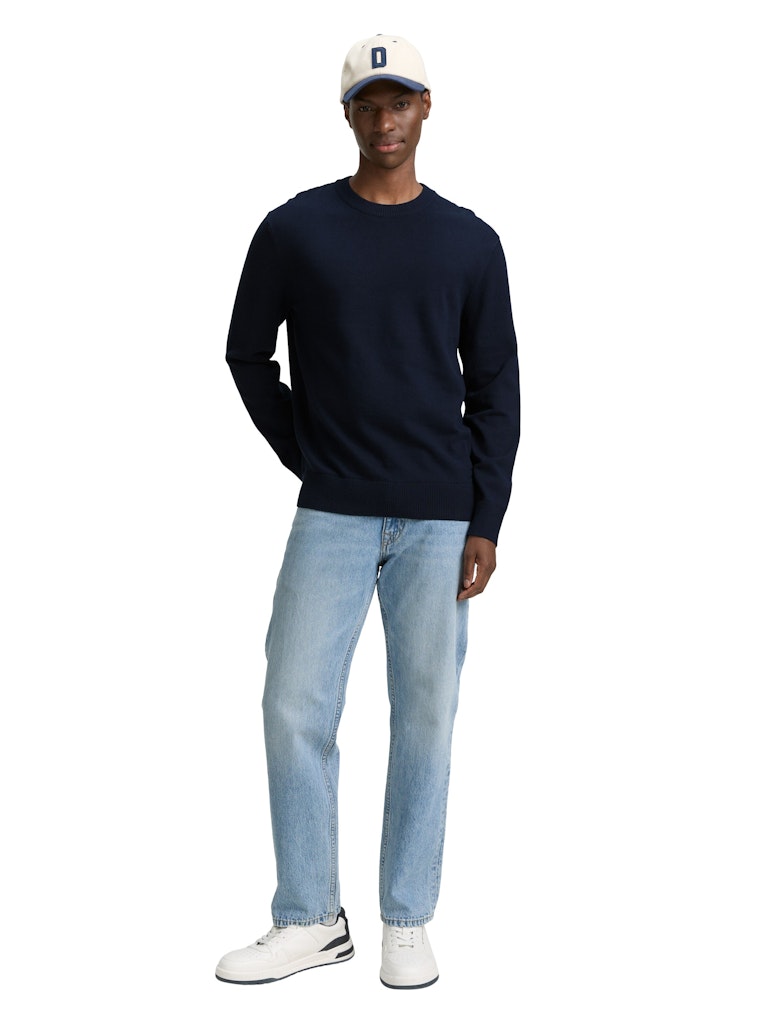 Tom Tailor denim Herren Pullover Dark Navy
