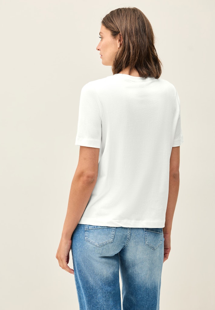 Cecil Damen T-Shirts Vanilla W