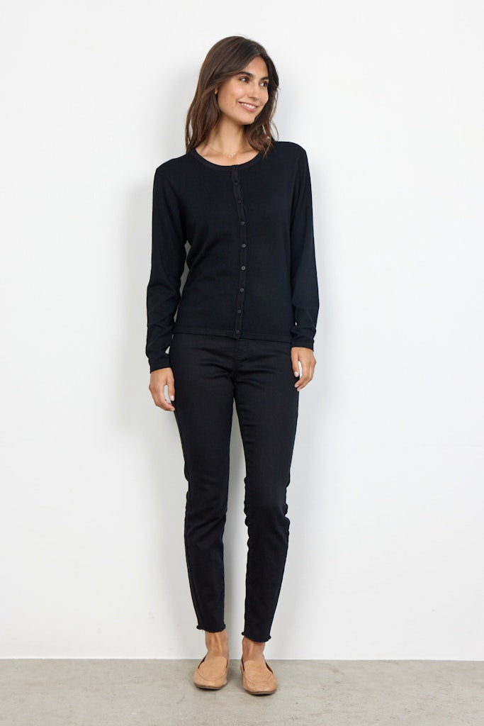 Soya Concept Damen Strickjacken Black