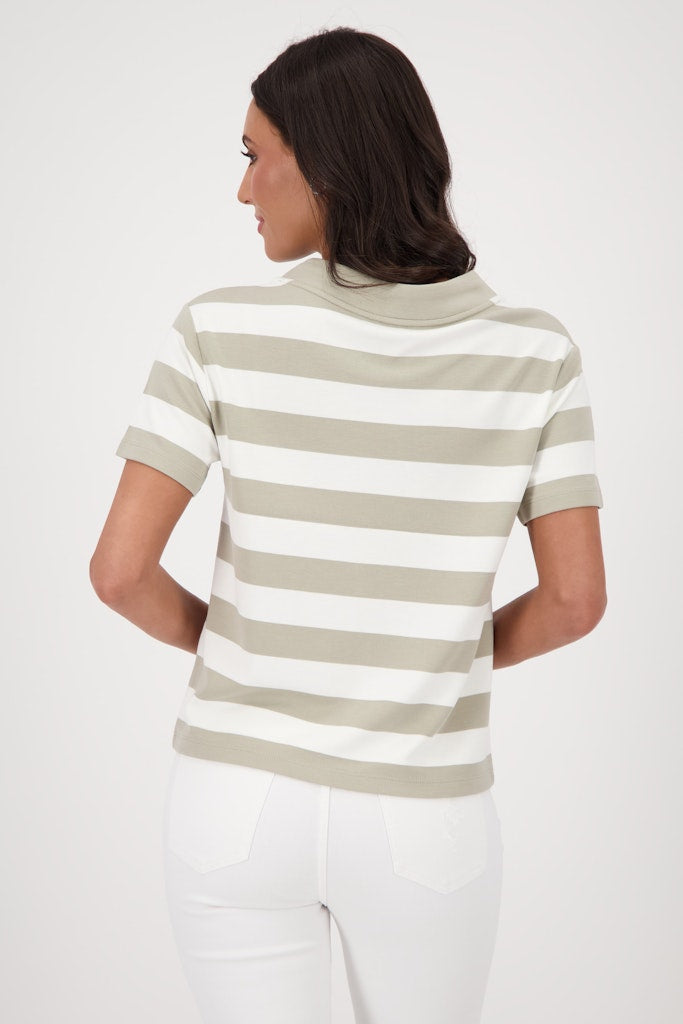 Monari Damen T-Shirts Bamboo Ringel