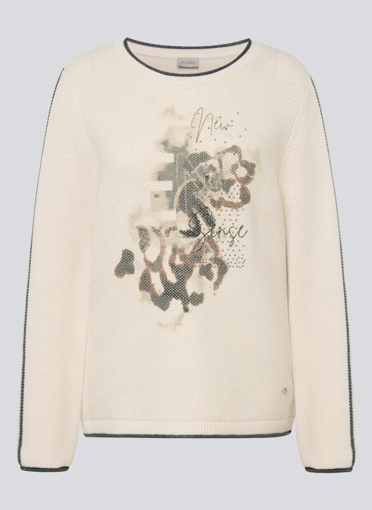 Rabe Damen Pullover Vanille