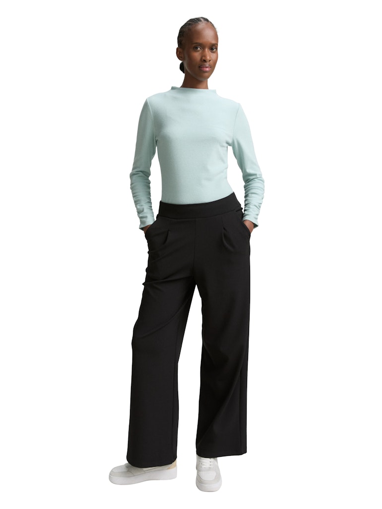 Tom Tailor denim Damen T-Shirts Silver Cloud Bl