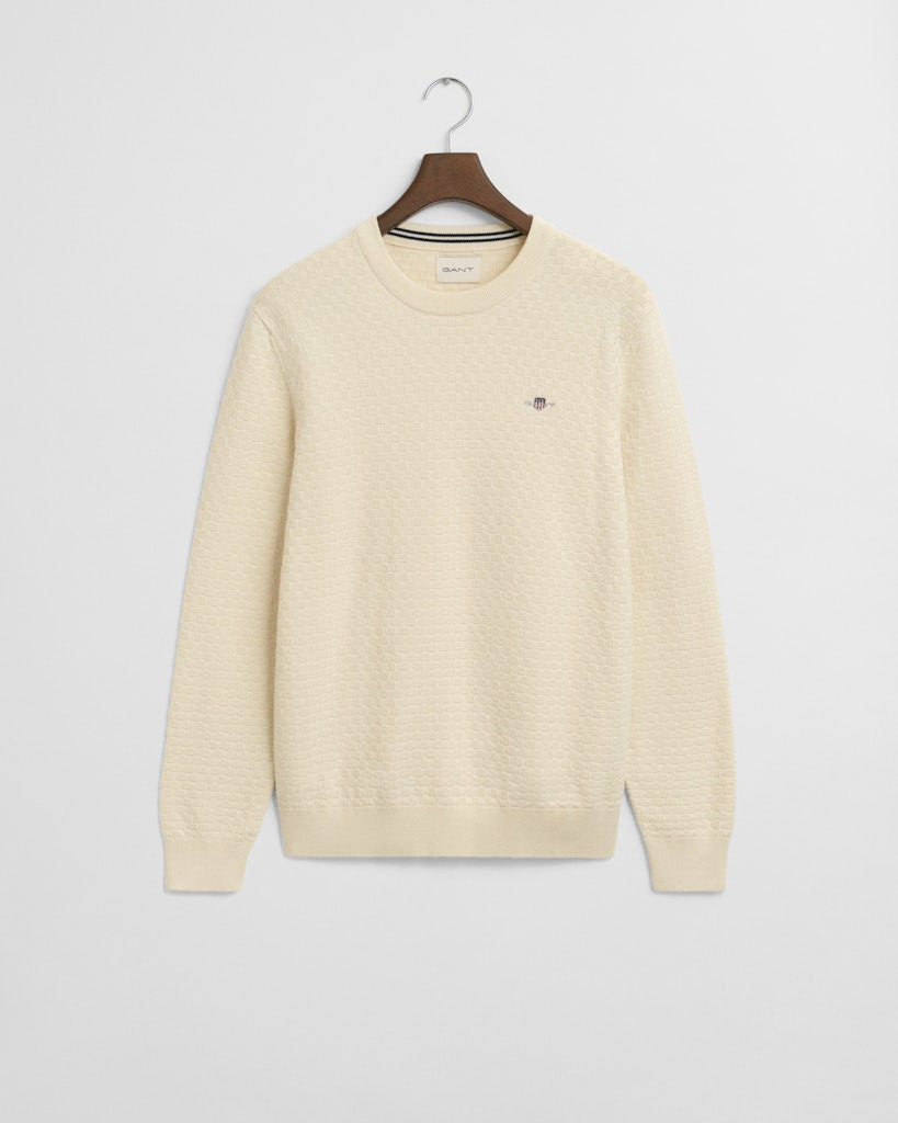 Gant Herren Pullover Cream