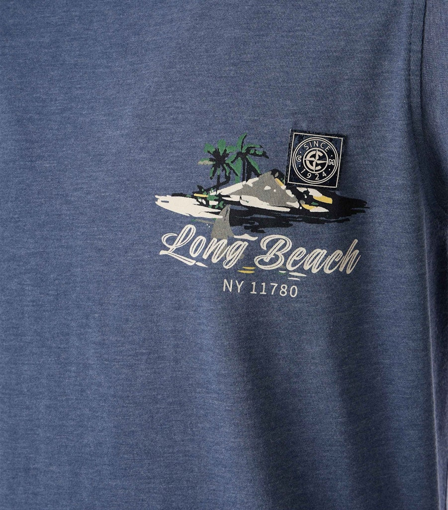 Casa Moda Herren T-Shirts kurz Blau