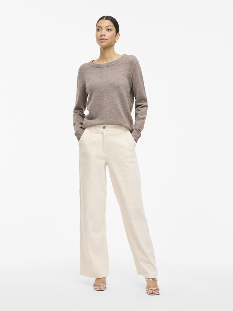 Vila Damen Pullover Falcon/Melange