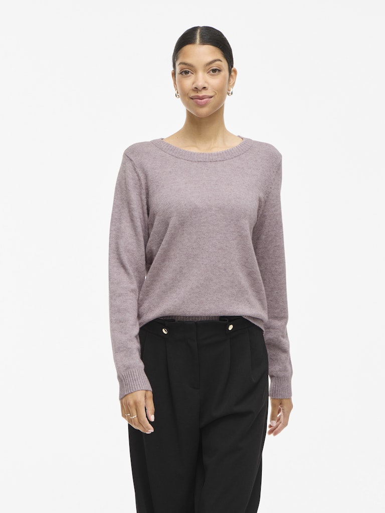 Vila Damen Pullover Toadstool/Light