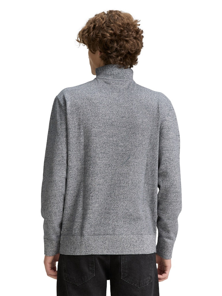 Tom Tailor denim Herren Pullover Navy White Moul