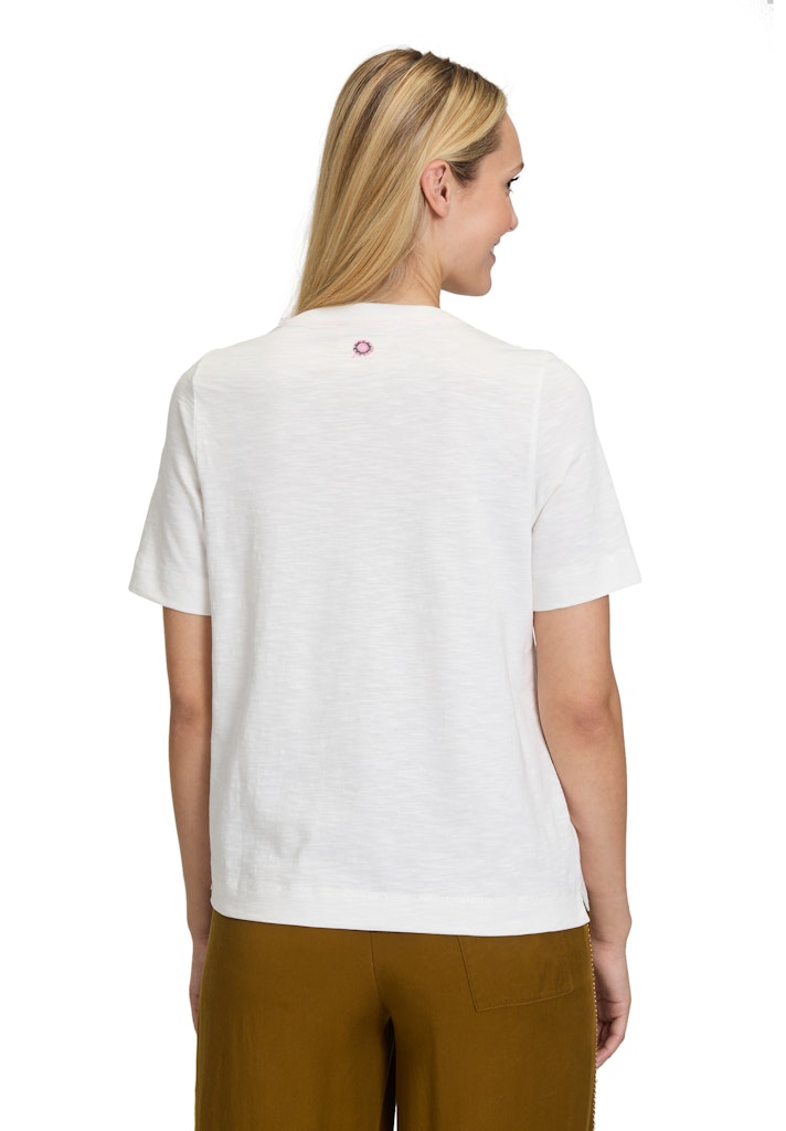 Cartoon Damen T-Shirts Patch Cream/Ros