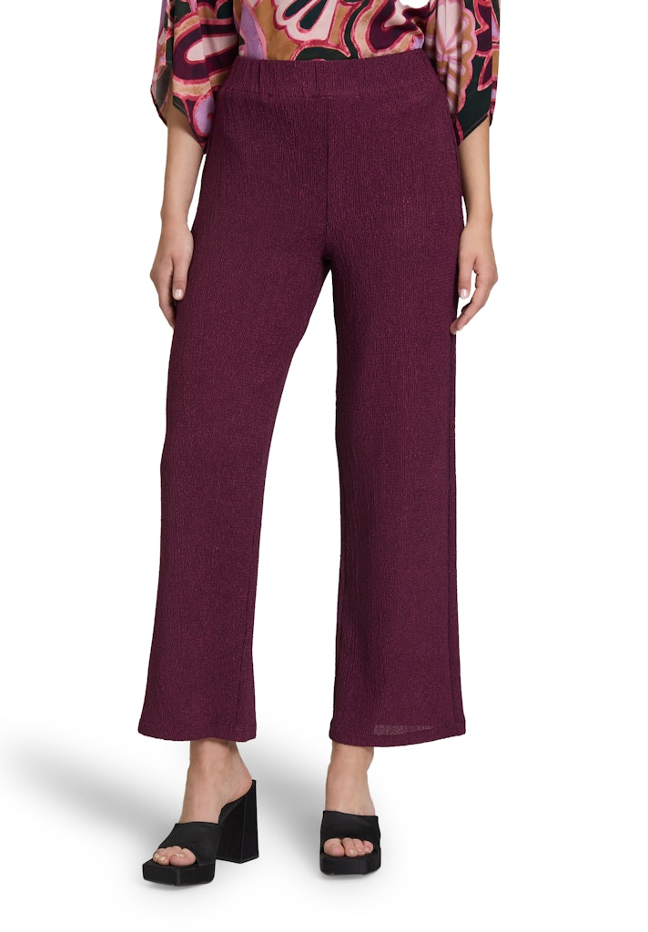 Cartoon Damen Hosen Dark Aubergine