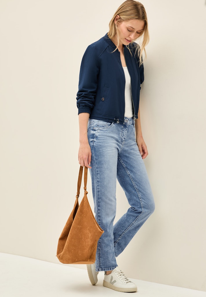 Cecil Damen Hosen Light Blu