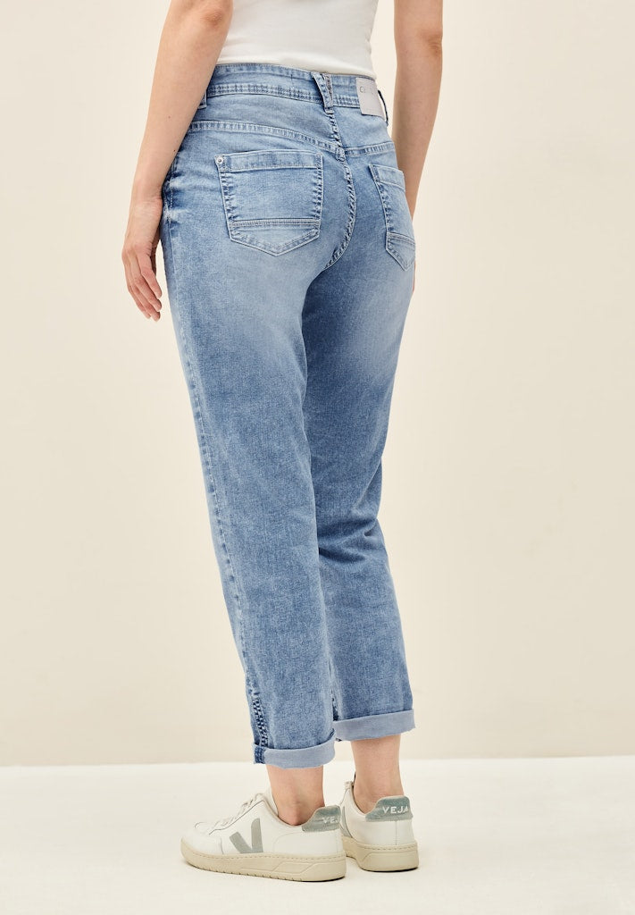 Cecil Damen Hosen Light Blu