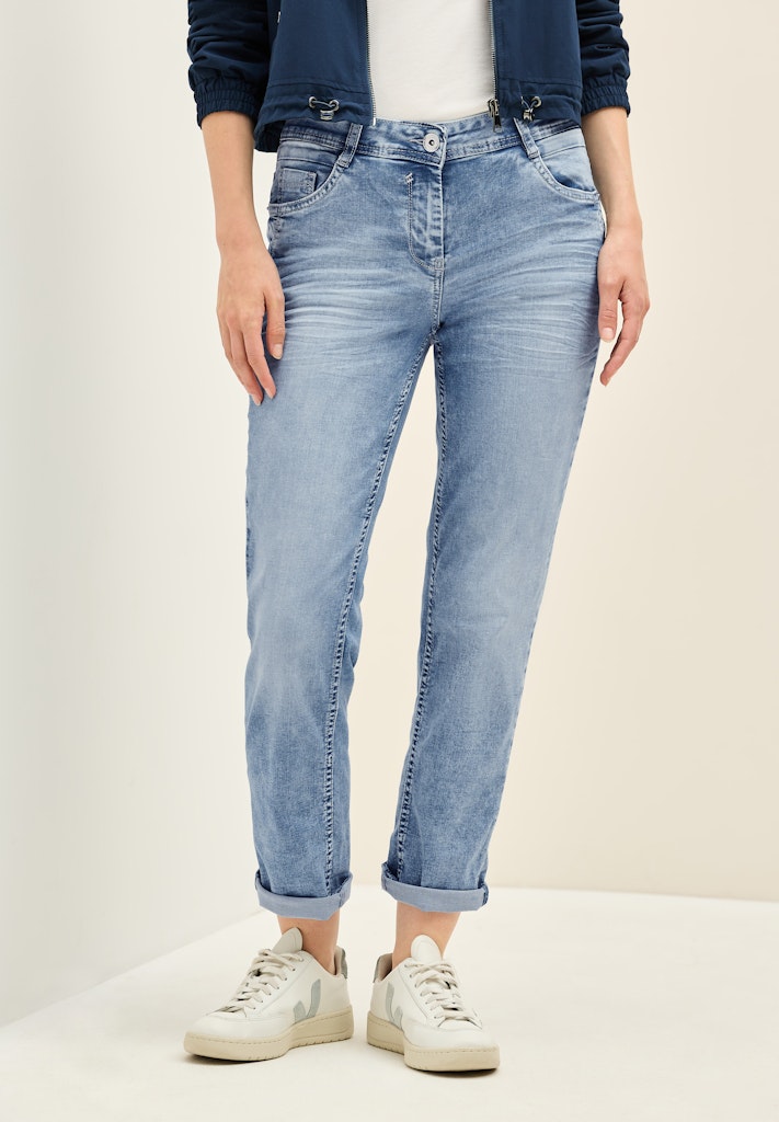 Cecil Damen Hosen Light Blu