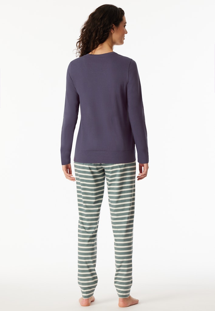 Schiesser Schlafanzug Indigo