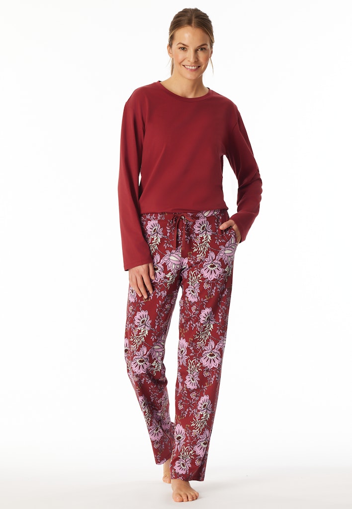 Schiesser Hose Dunkelrot