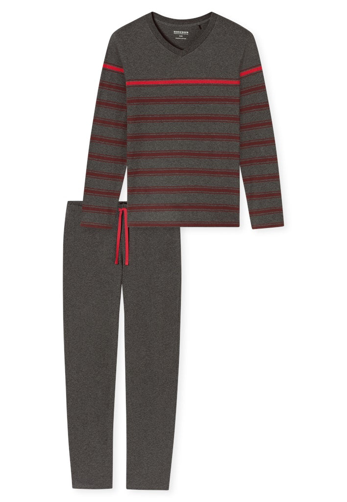 Schiesser Herren Dunkelgrau-Mel.