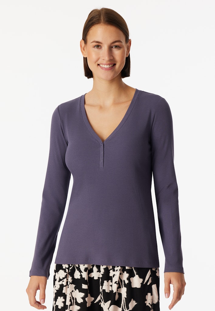 Schiesser Oberteil Indigo