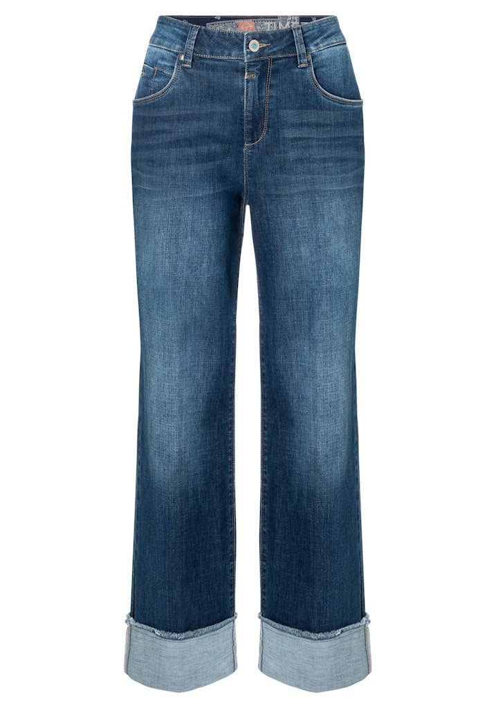 Timezone Damen Jeans Dark Blue