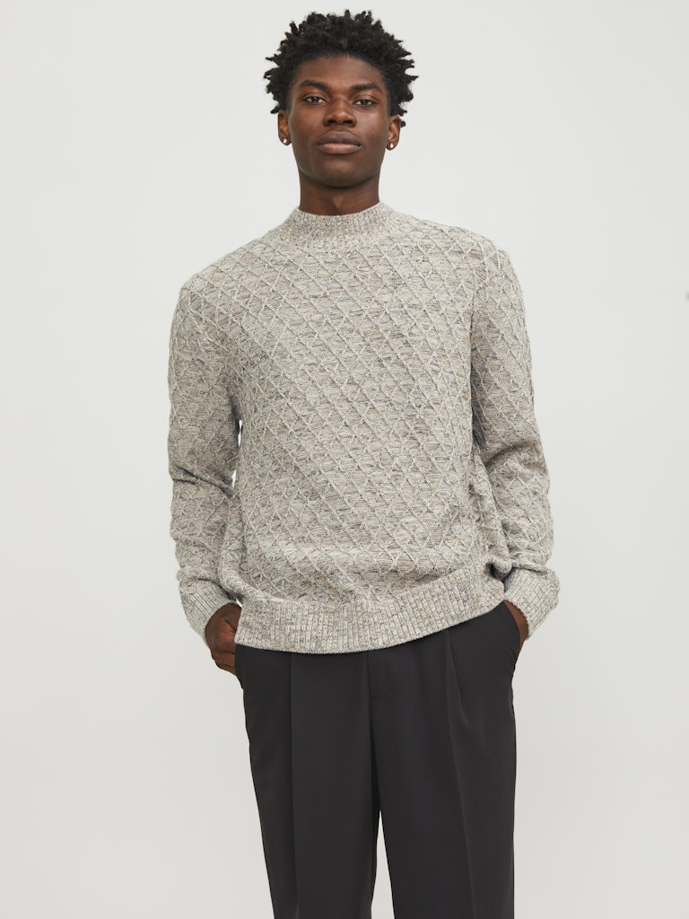 Jack & Jones Herren Pullover Oatmeal/Melange